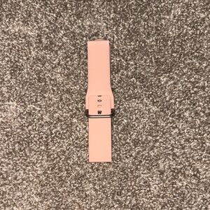 Peach Silicone Wristband Replacement Strap - Compatible Wearable Clip